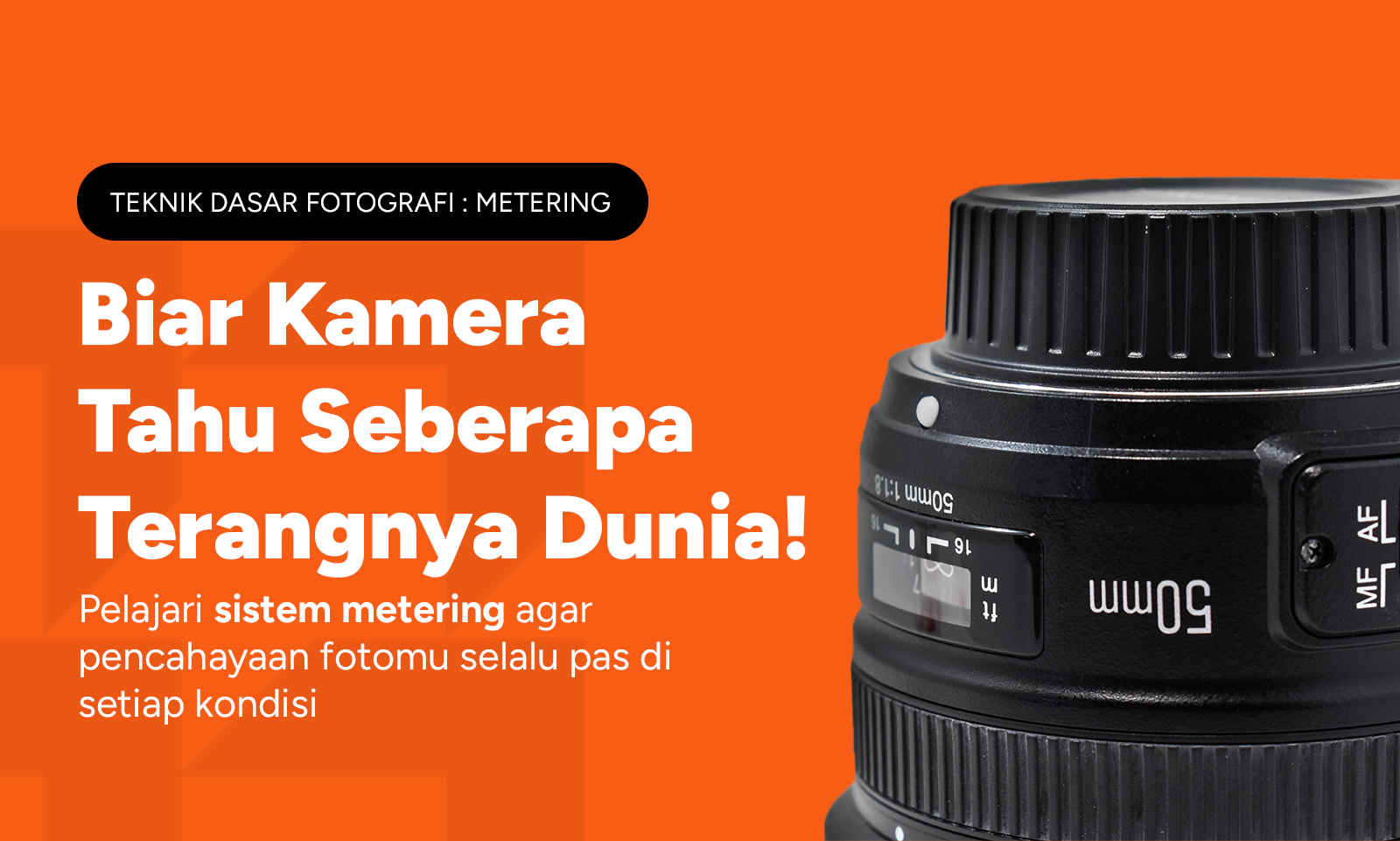 Teknik Dasar Fotografi: Metering – Biar Kamera Tahu Seberapa Terangnya Dunia!