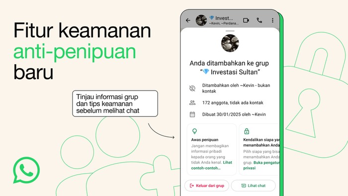 Waspada Scam! WhatsApp Luncurkan Fitur Keamanan Safety Overview