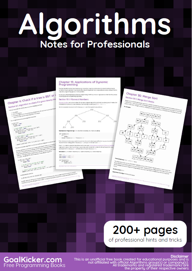 Algorithms Notes For Professionals