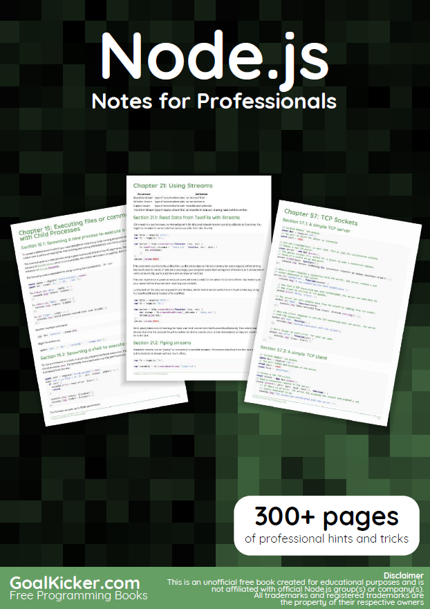 Node.js Notes for Professionals – Panduan Lengkap Gratis!